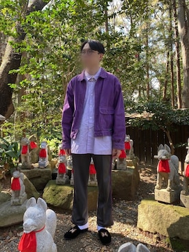 「ESSAY（エッセイ）のアイテム（トップス）」を使った、Seppさん（メンズ・173cm）の春コーディネート