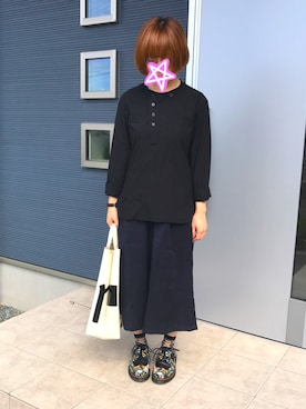 「かぐれ」｜「アイテム（アナログ腕時計）」を使った、☆kuro☆さん（レディース・158cm）の秋コーディネート