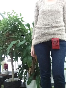 「REDMOON（レッドムーン）のアイテム（財布/小物）」を使った、Neolatineさん（レディース・165cm）の冬コーディネート