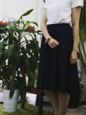 「REDMOON（レッドムーン）のアイテム」を使った、Neolatineさん（レディース・165cm）の夏コーディネート