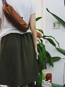 「REDMOON（レッドムーン）のアイテム」を使った、Neolatineさん（レディース・165cm）の夏コーディネート