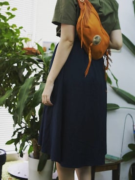 「REDMOON（レッドムーン）のアイテム（財布/小物）」を使った、Neolatineさん（レディース・166cm）の夏コーディネート