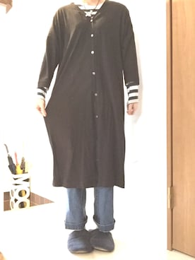 「スプリングSENSEOFPLACE」｜「アイテム（シャツワンピース）」を使った、naocoさん（レディース・155cm）の春コーディネート