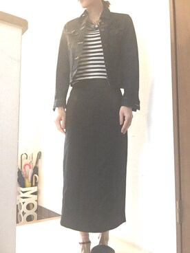 「スプリングSENSEOFPLACE」｜「アイテム（ジャケット/アウター）」を使った、naocoさん（レディース・155cm）の春コーディネート