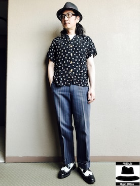 「YAMANE（ヤマネ）のアイテム」を使った、Yasunishi69さん（メンズ・168cm）の夏コーディネート