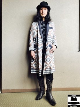 「SASQUATCHfabrix.（サスクワァッチファブリックス）のアイテム」を使った、YasushiImanishiさん（メンズ・168cm）の秋コーディネート