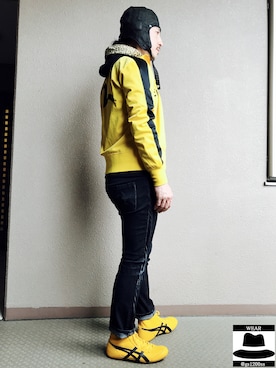 「grace hats（グレースハット）のアイテム（キャップ）」を使った、Yasunishi69さん（メンズ・168cm）の秋コーディネート