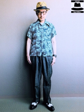 「YAMANE（ヤマネ）のアイテム」を使った、Yasunishi69さん（メンズ・168cm）の夏コーディネート