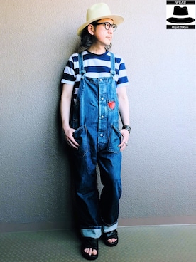 「CABANE de ZUCCa（カバンドズッカ）のアイテム（シューズ）」を使った、YasushiImanishiさん（メンズ・168cm）の夏コーディネート