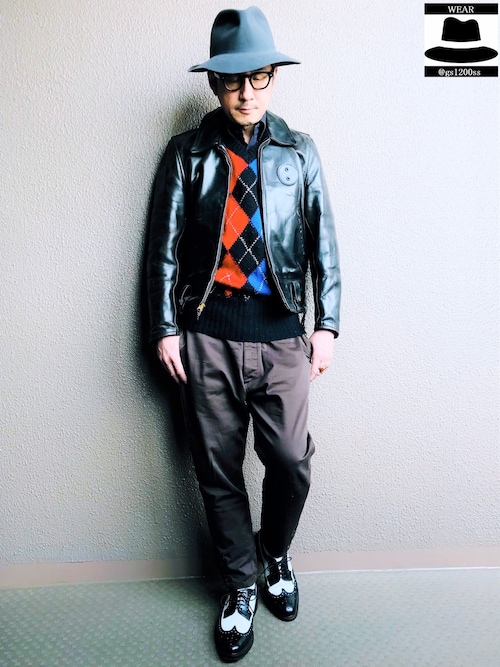 【FashionMania】　ライダース MAISON MARGIELA 八の字ライダース レイヤードスタイル -FASCINATE