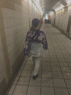 井坂愛理さん(レディース・153cm)の夏コーディネート