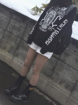 「SANTA CRUZ（サンタクルーズ）のアイテム（ソックス/靴下）」を使った、ゆかりさん（レディース・163cm）の冬コーディネート