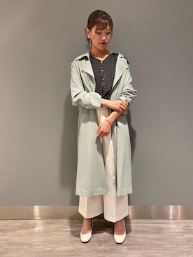 ルクールブラン錦糸町テルミナ店スタッフさん（レディース・166cm）の春コーディネート