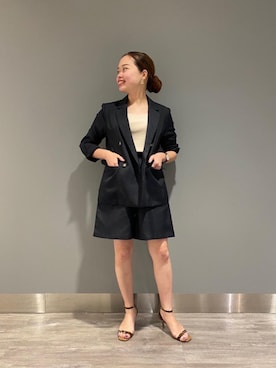 ルクールブラン錦糸町テルミナ店スタッフさん（レディース・152cm）の夏コーディネート