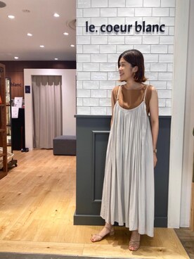 ルクールブラン錦糸町テルミナ店スタッフさん（レディース・155cm）の夏コーディネート