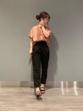 「ネイル」｜ルクールブラン錦糸町テルミナ店スタッフさん（レディース・152cm）の春コーディネート