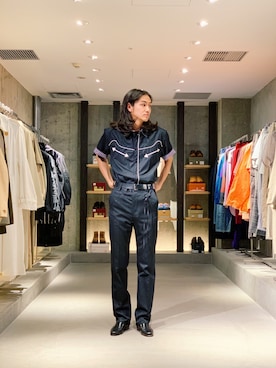 「Midorikawa（ミドリカワ）のアイテム」を使った、Kento Atsushiさん（メンズ・180cm）の夏コーディネート