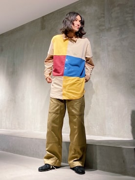 「TUKI（ツキ）のアイテム」を使った、Kento Atsushiさん（メンズ・180cm）の夏コーディネート