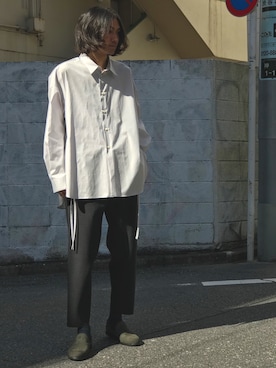 「sunsea」｜Kento Atsushiさん（メンズ・180cm）の秋コーディネート