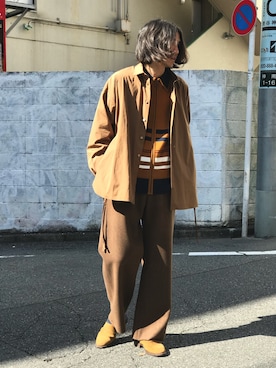 「sunsea」｜Kento Atsushiさん（メンズ・180cm）の秋コーディネート