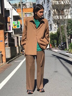 「sunsea」｜Kento Atsushiさん（メンズ・180cm）の秋コーディネート