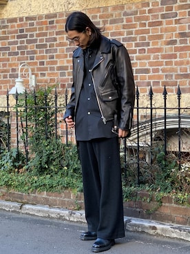 「Midorikawa（ミドリカワ）のアイテム」を使った、Kento Atsushiさん（メンズ・180cm）の冬コーディネート