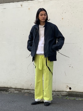 「Midorikawa（ミドリカワ）のアイテム」を使った、Kento Atsushiさん（メンズ・180cm）の冬コーディネート