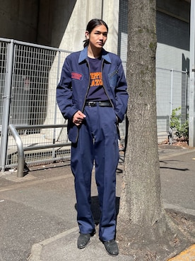 「NICHOLAS DALEY（ニコラスデイリー）のアイテム（ジャケット/アウター）」を使った、Kento Atsushiさん（メンズ・180cm）の春コーディネート