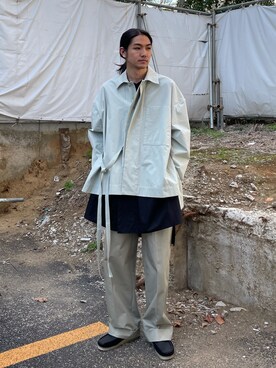 「toogood（トゥーグッド）のアイテム」を使った、Kento Atsushiさん（メンズ・180cm）の春コーディネート