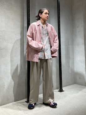 「toogood（トゥーグッド）のアイテム」を使った、Kento Atsushiさん（メンズ・180cm）の春コーディネート