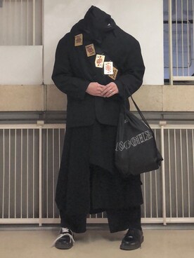 「Gosha Rubchinskiy（ゴーシャラブチンスキー）のアイテム（バッグ）」を使った、ゆてさん（メンズ・170cm）の春コーディネート
