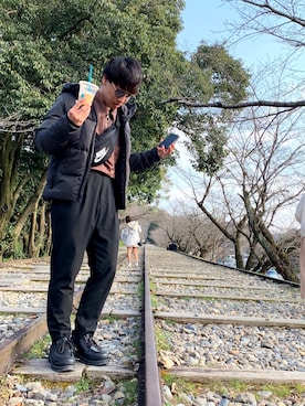 taTsuyaさん（メンズ・170cm）の春コーディネート