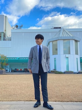 「Fiorio（フィオリオ）のアイテム」を使った、taTsuyaさん（メンズ・170cm）の冬コーディネート