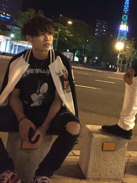 「TEDMAN（テッドマン）のアイテム」を使った、MAさん（メンズ・170cm）の春コーディネート