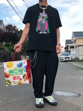 「カウズ」｜MAさん（メンズ・170cm）の夏コーディネート