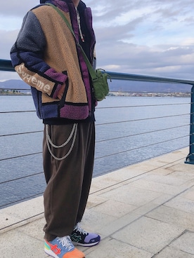 「ASICS（アシックス）のアイテム（スニーカー）」を使った、MAさん（メンズ・170cm）の秋コーディネート