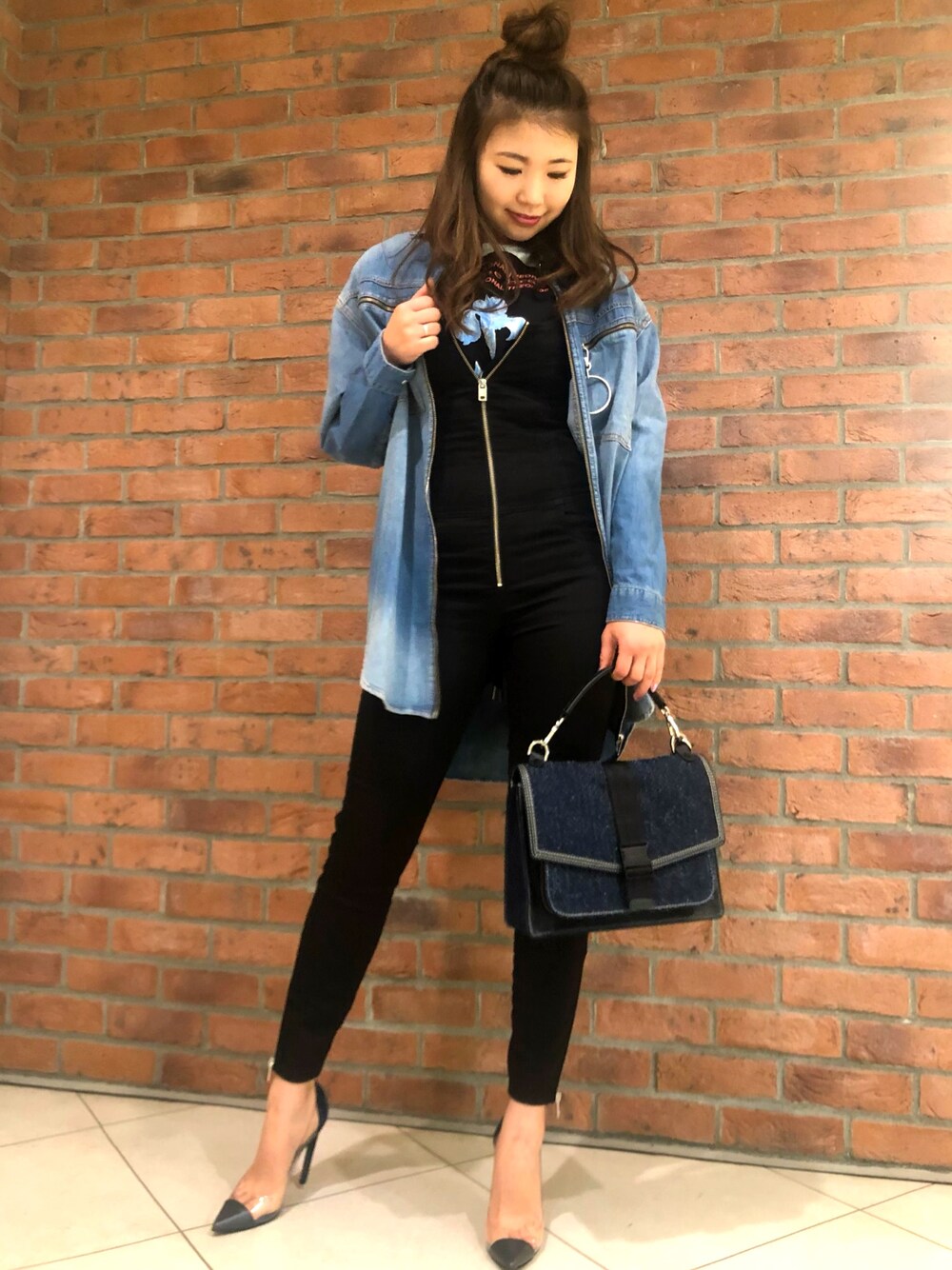 DIESEL（ディーゼル）の「レディース ジップアップ長そで2WAYデニム 
