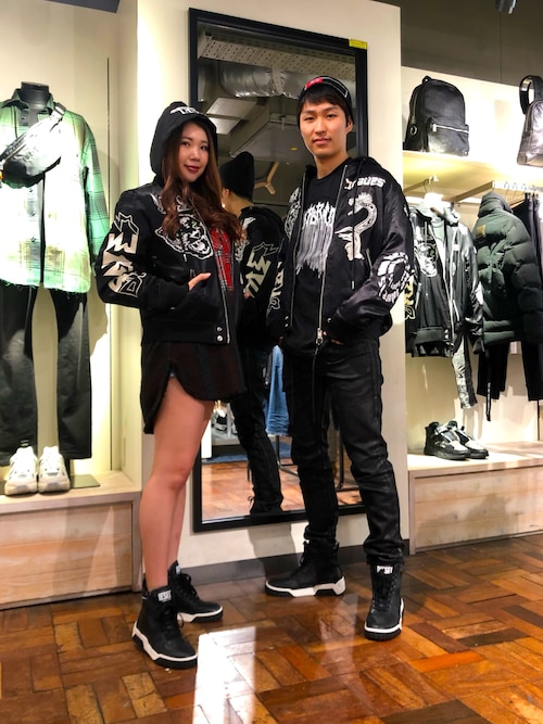 Diesel Akari F Diesel 池袋パルコ Dieselのミリタリージャケットを使ったコーディネート Wear