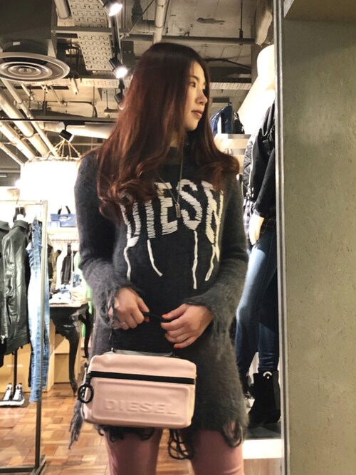 Diesel Akari F Diesel 池袋パルコ Dieselのネックレスを使ったコーディネート Wear