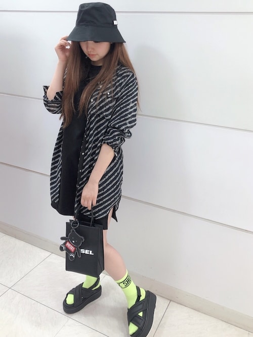 Diesel Akari F Diesel 池袋パルコ Dieselのハットを使ったコーディネート Wear