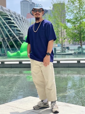 Bamba Paripariさん（メンズ・168cm）の春コーディネート