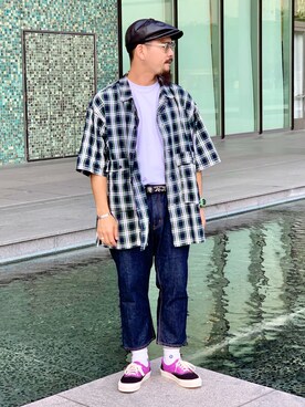 Bamba Paripariさん（メンズ・168cm）の夏コーディネート