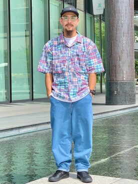 Bamba Paripariさん（メンズ・168cm）の夏コーディネート