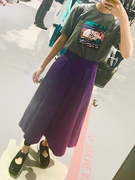 「ナイキエアリフト」｜えりかさん（レディース・166cm）の春コーディネート