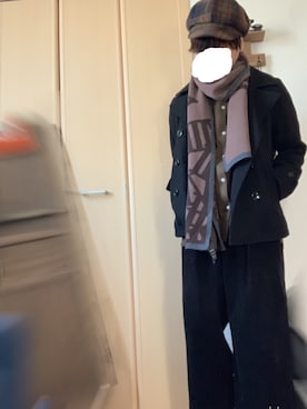 「SHAREEF（シャリーフ）のアイテム（その他）」を使った、ましろさん（メンズ・165cm）の冬コーディネート