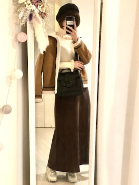 ＊ さきっちょ ＊さん（レディース・159cm）の冬コーディネート