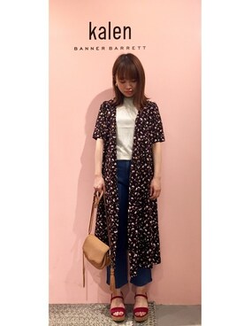 「Banner Barrett（バナーバレット）のアイテム（ワンピース/ドレス）」を使った、mioさん（レディース・153cm）の春コーディネート