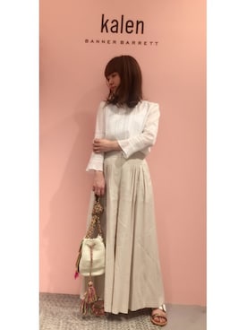 「Banner Barrett（バナーバレット）のアイテム」を使った、mioさん（レディース・153cm）の春コーディネート