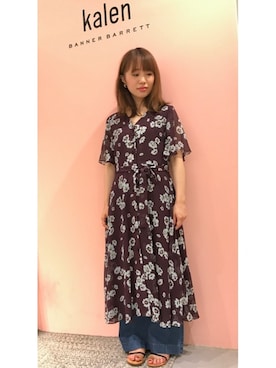 「Banner Barrett（バナーバレット）のアイテム（ワンピース/ドレス）」を使った、mioさん（レディース・153cm）の夏コーディネート