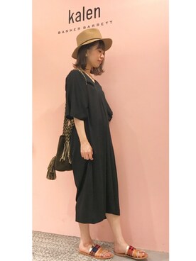 「Banner Barrett（バナーバレット）のアイテム（ワンピース/ドレス）」を使った、mioさん（レディース・153cm）の夏コーディネート